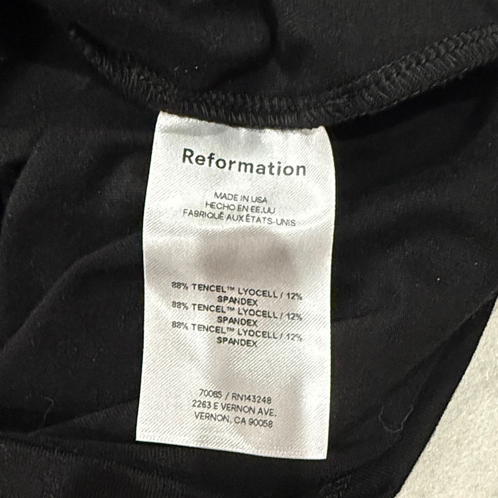 Reformation Eveline Long-Sleeve Knit Mini Dress Made in USA - Picture 6 of 9